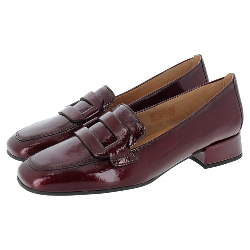 Gabor Great Women's Loafers | Burgundy Patent | 75.261.95