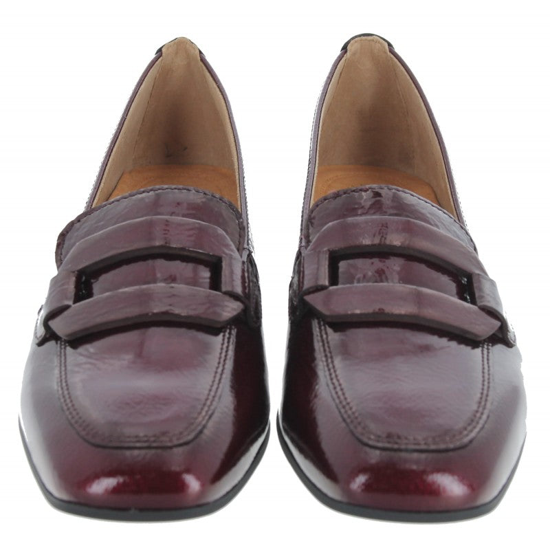 Gabor Great Women's Loafers | Burgundy Patent | 75.261.95