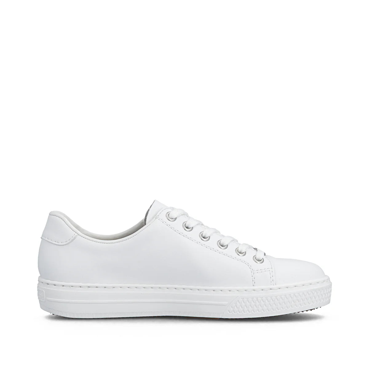 Rieker Women's Leather Trainer - White | L59L1-83
