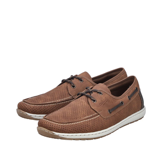 Rieker Men's Suede Boat Shoe | B5220
