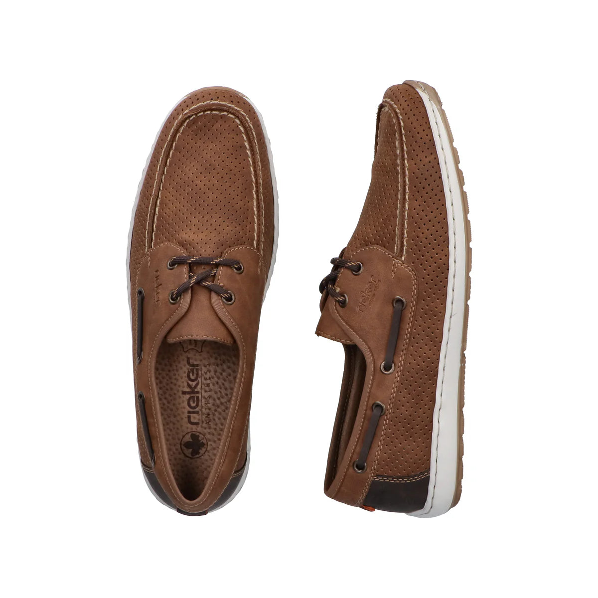 Rieker Men's Suede Boat Shoe | B5220