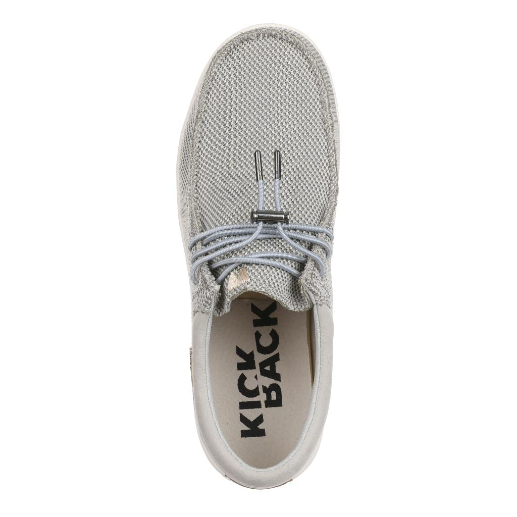 KickBack Men's Slip On Shoes - Haven Mesh Silver Grey