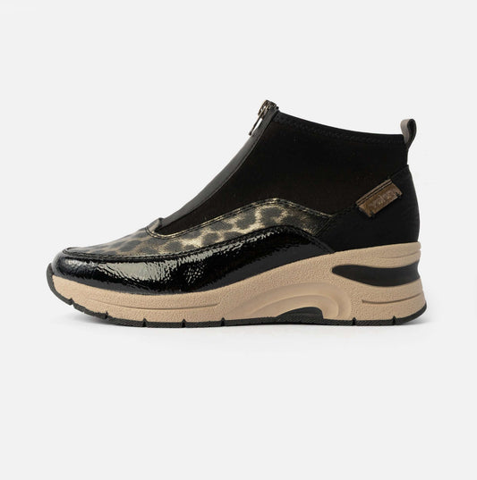Rieker Women's Ankle Boots | Black/ Cheetah | N9362-00