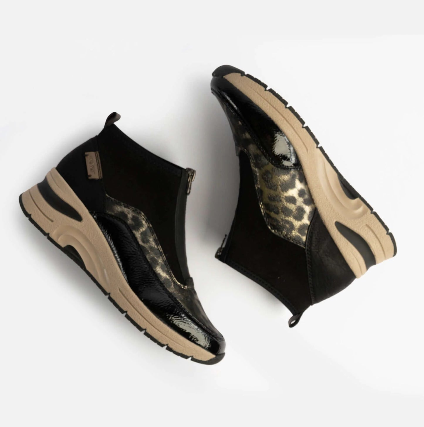 Rieker Women's Ankle Boots | Black/ Cheetah | N9362-00