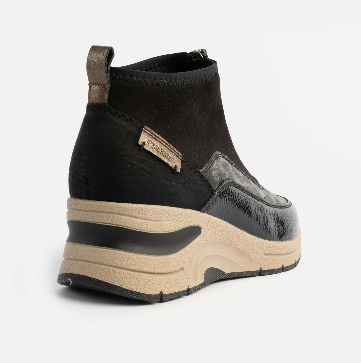 Rieker Women's Ankle Boots | Black/ Cheetah | N9362-00