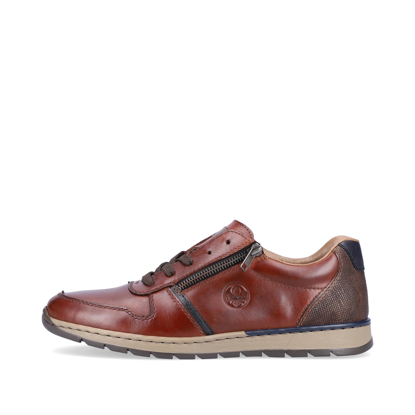 Rieker Men's Zip Shoes | Brown | B2112-25