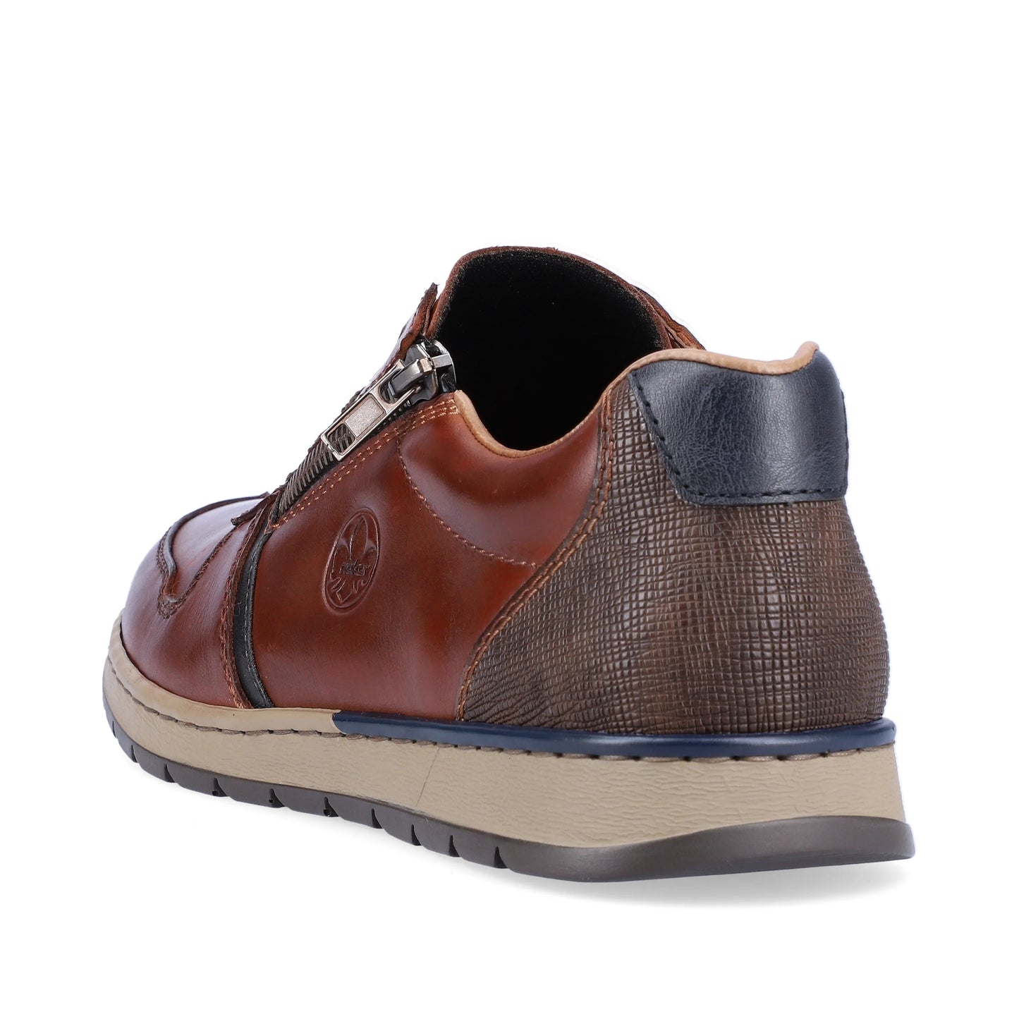 Rieker Men's Zip Shoes | Brown | B2112-25