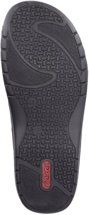 Rieker Men's Classic Leather Sandal - Brown | 20390-24