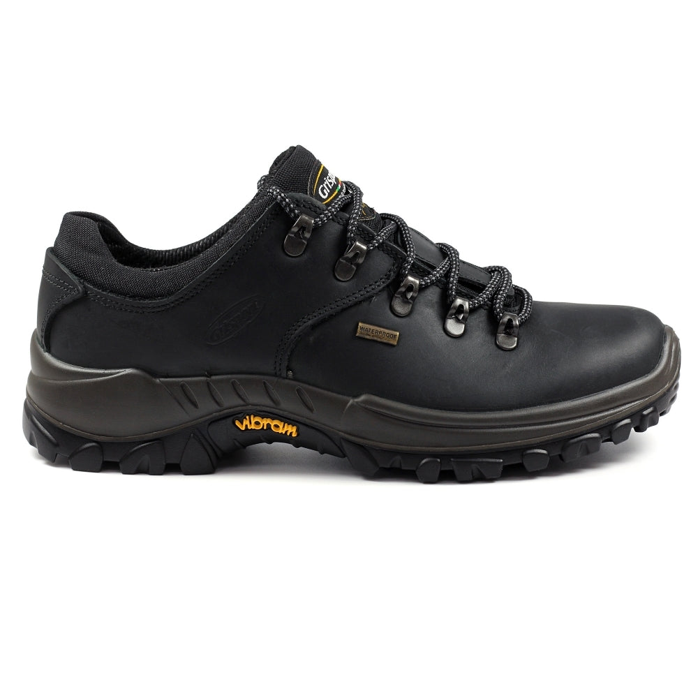 Grisport Dartmoor Leather Walking Shoe - Black â Colours Shoes & Co