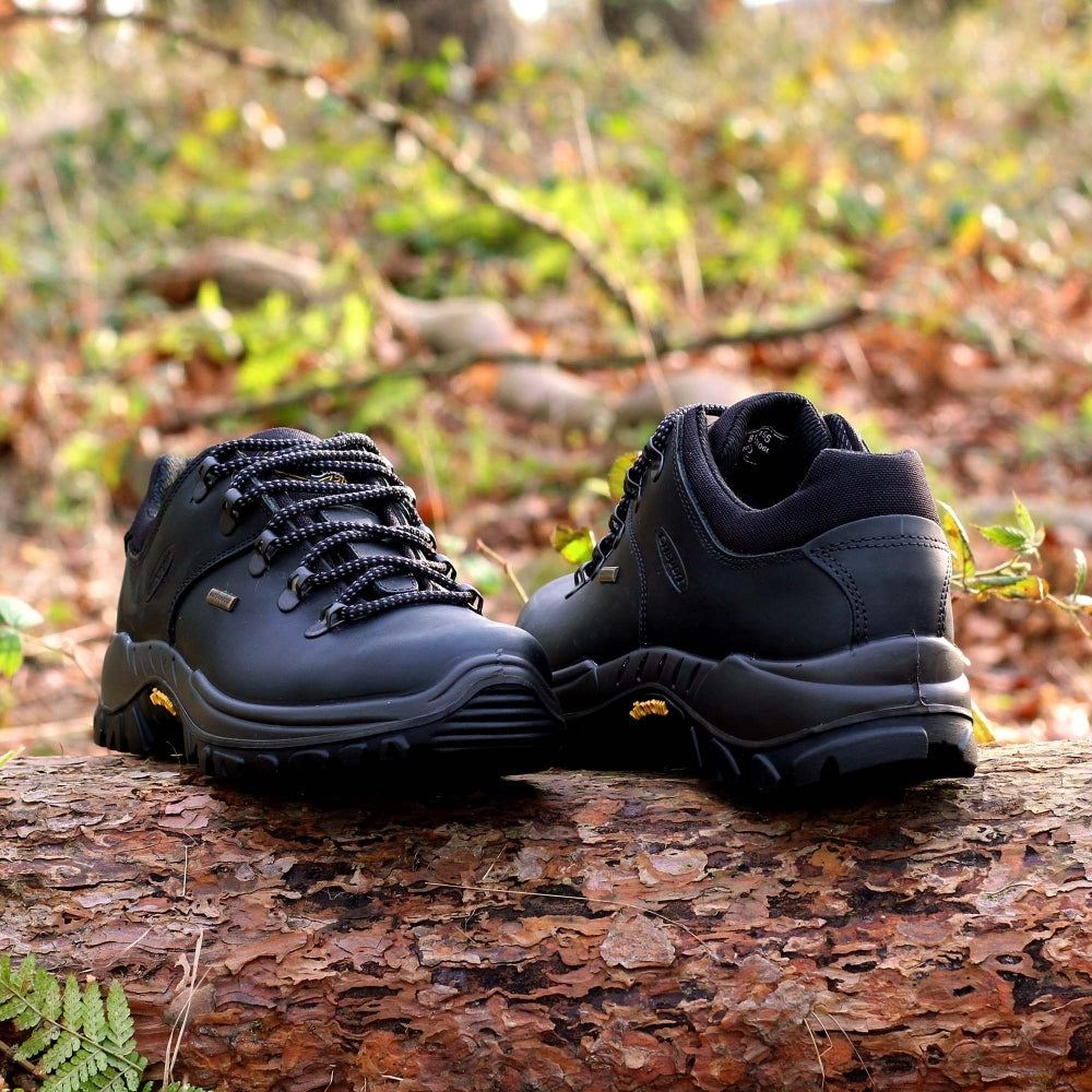 Grisport Dartmoor Leather Walking Shoe - Black