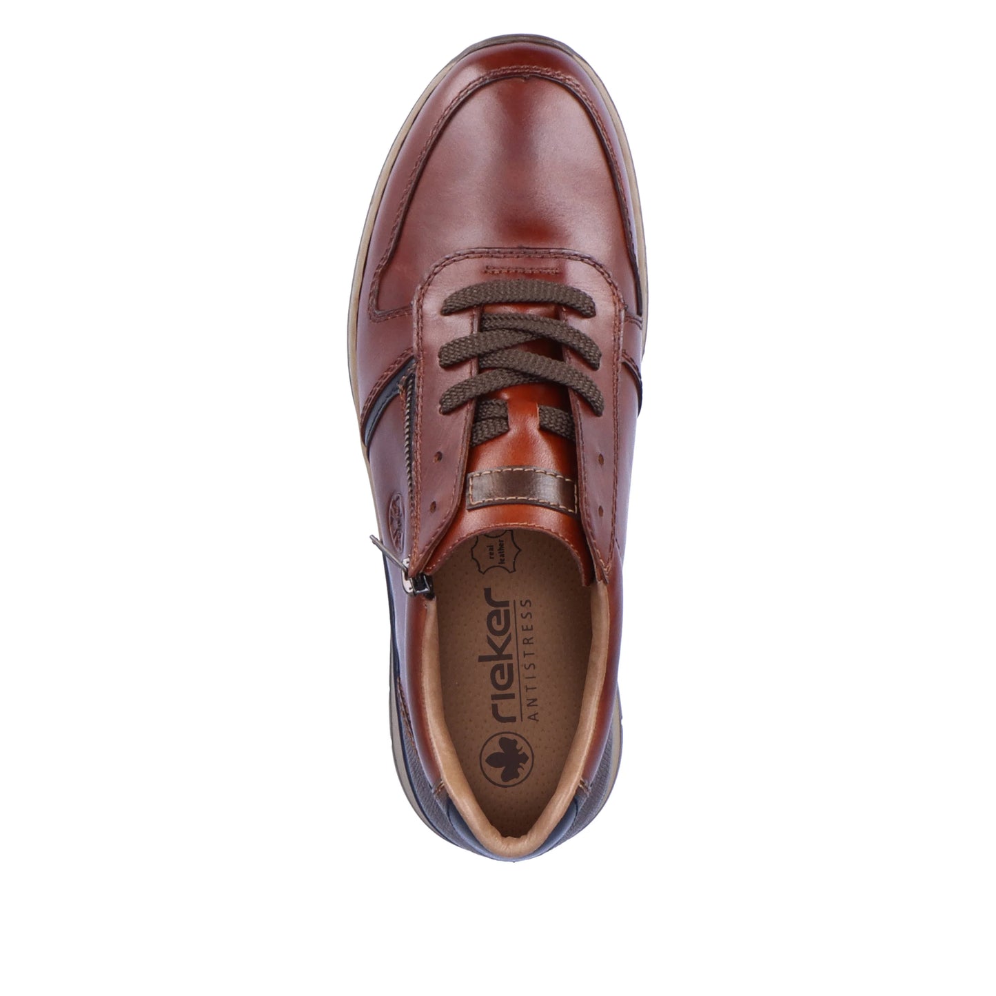 Rieker Men's Zip Shoes | Brown | B2112-25