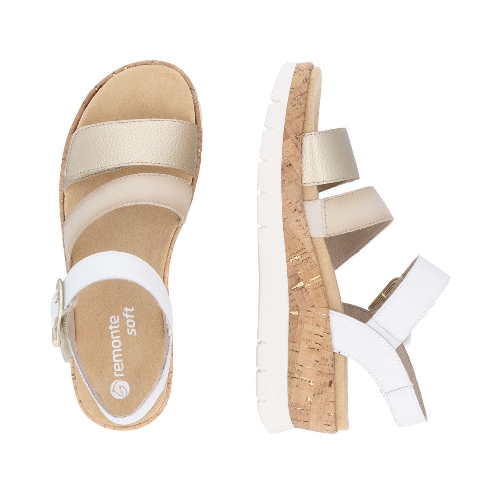 Remonte Hook and Loop Sandals for Ladies | D2P50-80