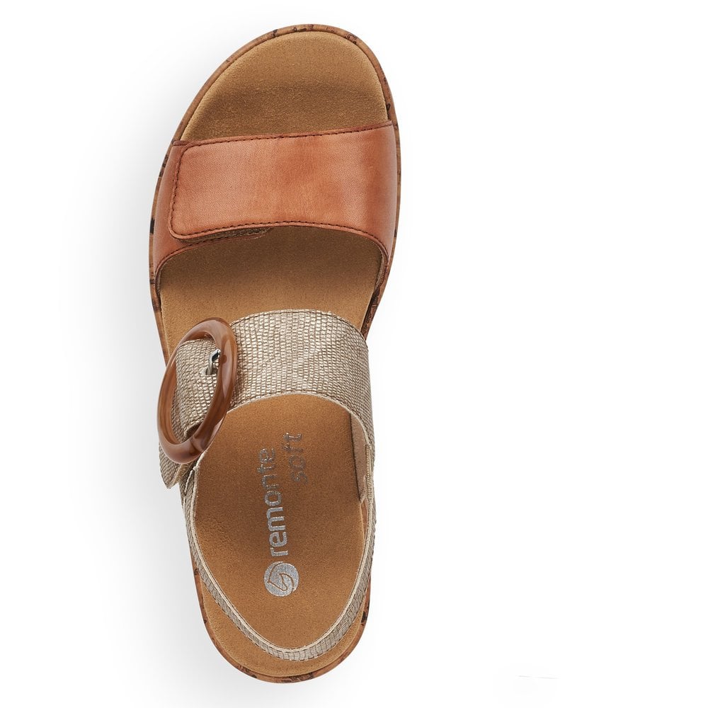 Remonte Hook & Loop Sandals for Ladies | R6853-90