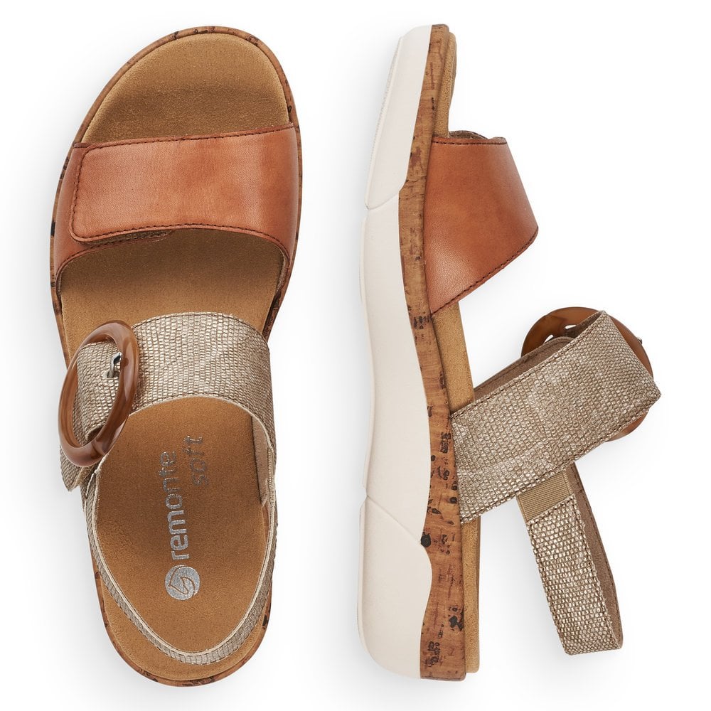 Remonte Hook & Loop Sandals for Ladies | R6853-90
