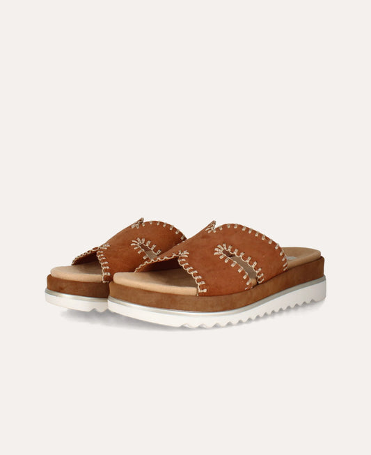 Remonte Women's Mule Sandal - Brown | D3P51-22