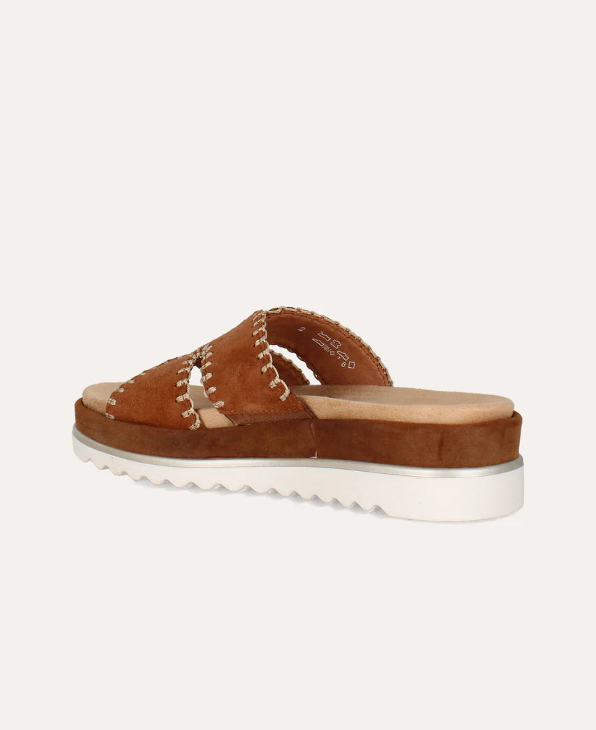 Remonte Women's Mule Sandal - Brown | D3P51-22