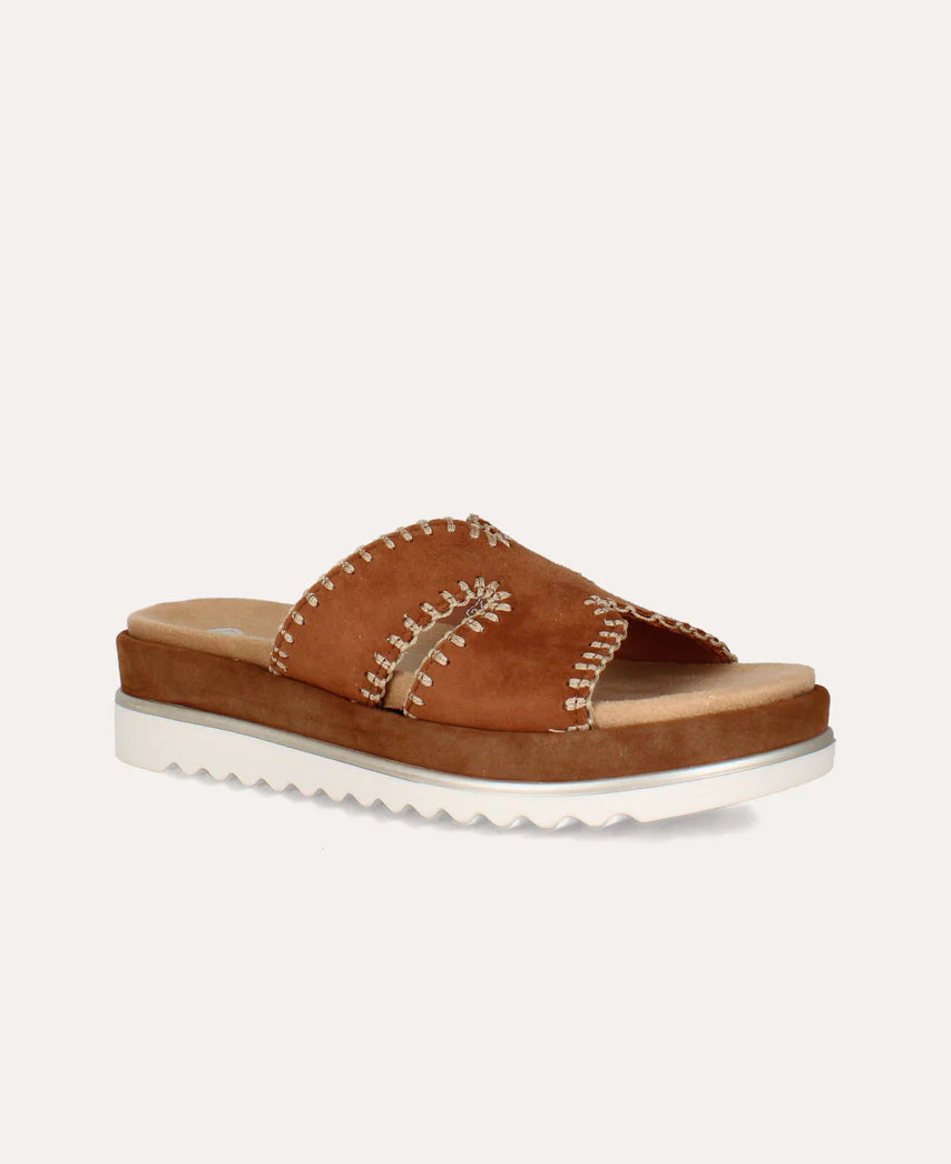 Remonte Women's Mule Sandal - Brown | D3P51-22