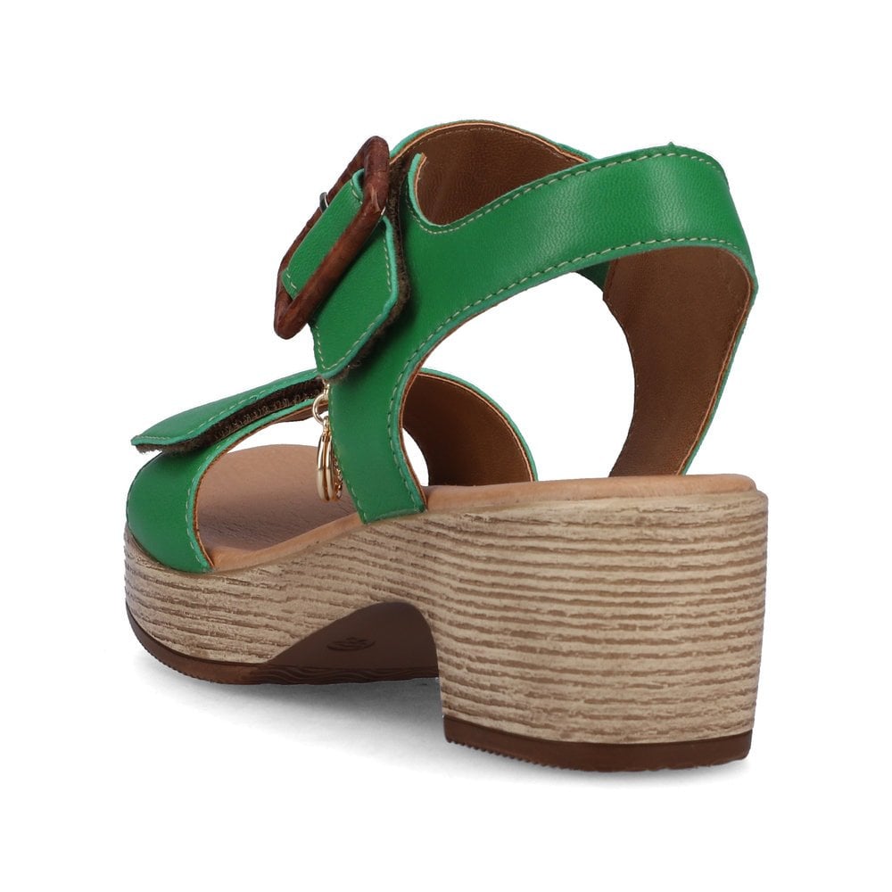 Remonte Sandals D0N52 Ladies Shoes Green