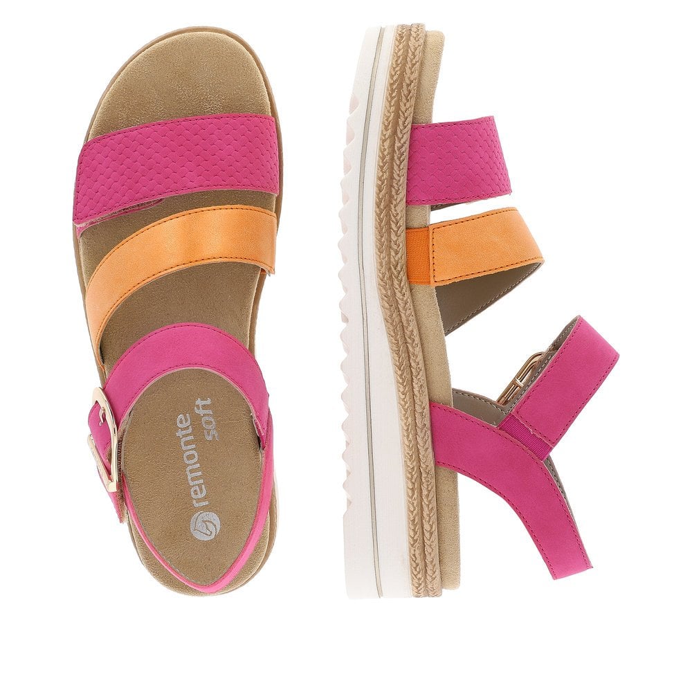 Remonte Sandals D0Q55 Ladies Shoes Pink
