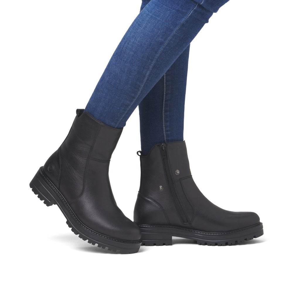 Remonte D2285 Ladies Boots Black