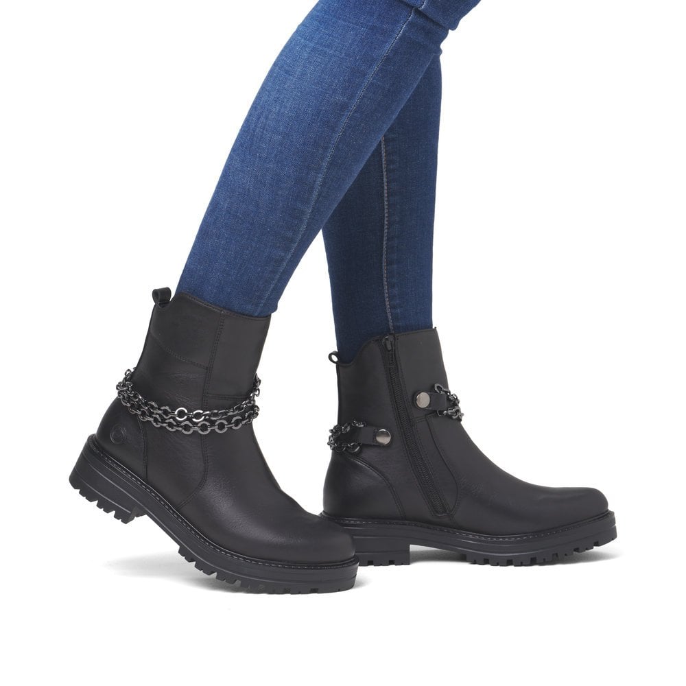 Remonte D2285 Ladies Boots Black