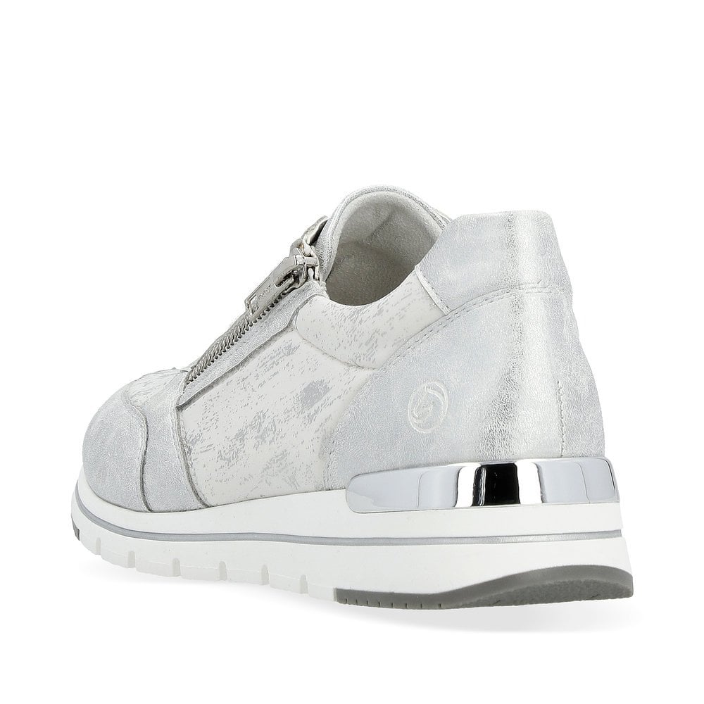 Remonte Trainers R6700 Ladies Shoes Silver