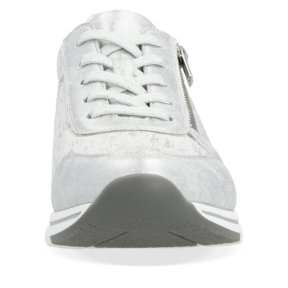 Remonte Trainers R6700 Ladies Shoes Silver