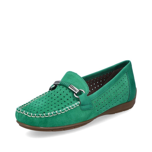 Rieker 40253 Ladies Shoes Green