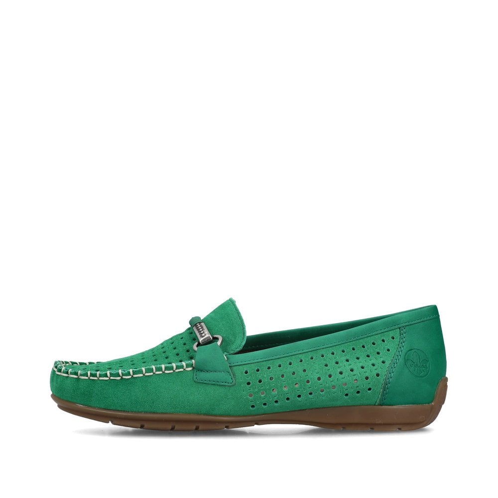 Rieker 40253 Ladies Shoes Green