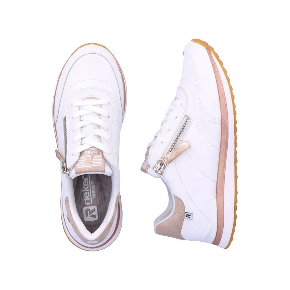 Rieker Trainers 42505 Ladies Shoes White
