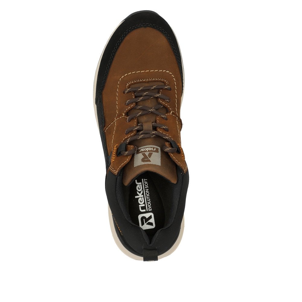 Rieker EVOLUTION U0100 Men Shoes Brown Combi