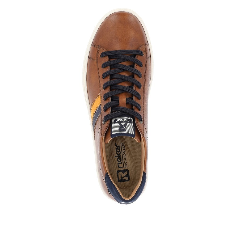 Rieker U0705 Men's Trainer Brown