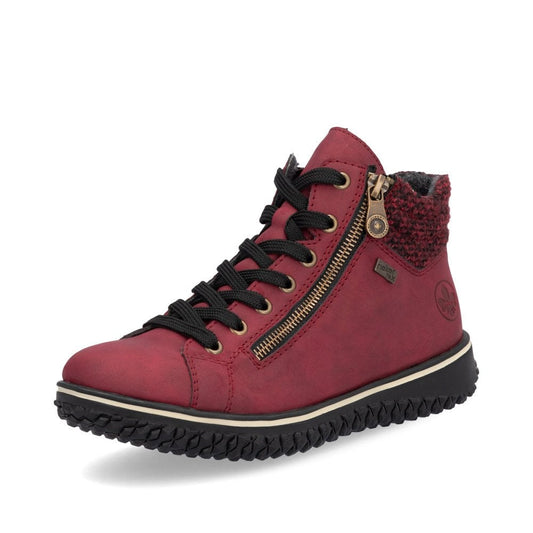 Rieker Z4263 Ladies Boots Red