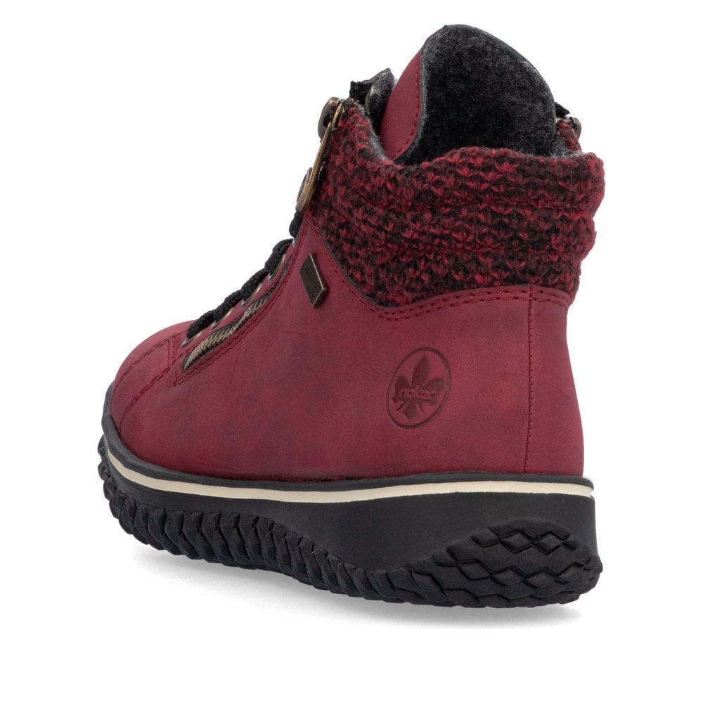 Rieker Z4263 Ladies Boots Red