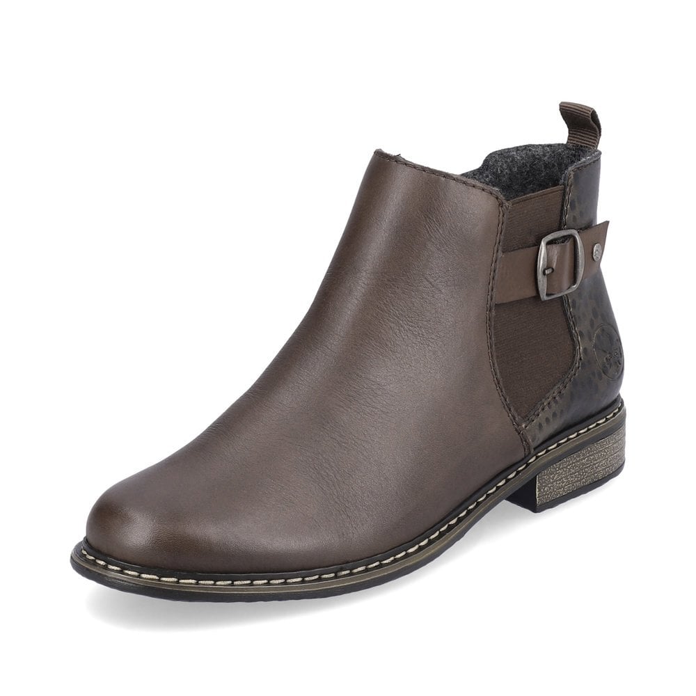 Rieker z9580 liz store side zip boot