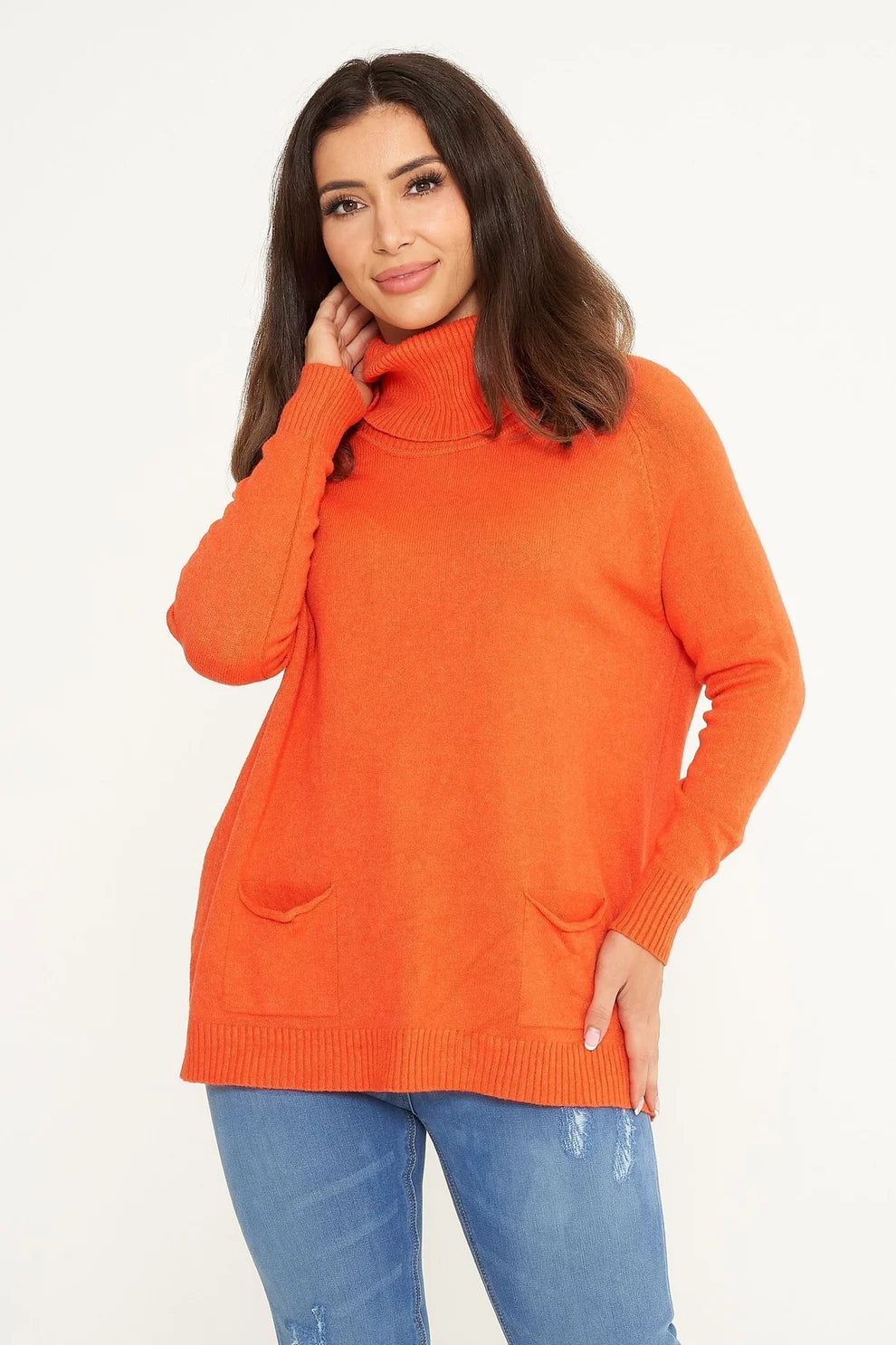 G7 Two Pocket Roll Neck Jumper