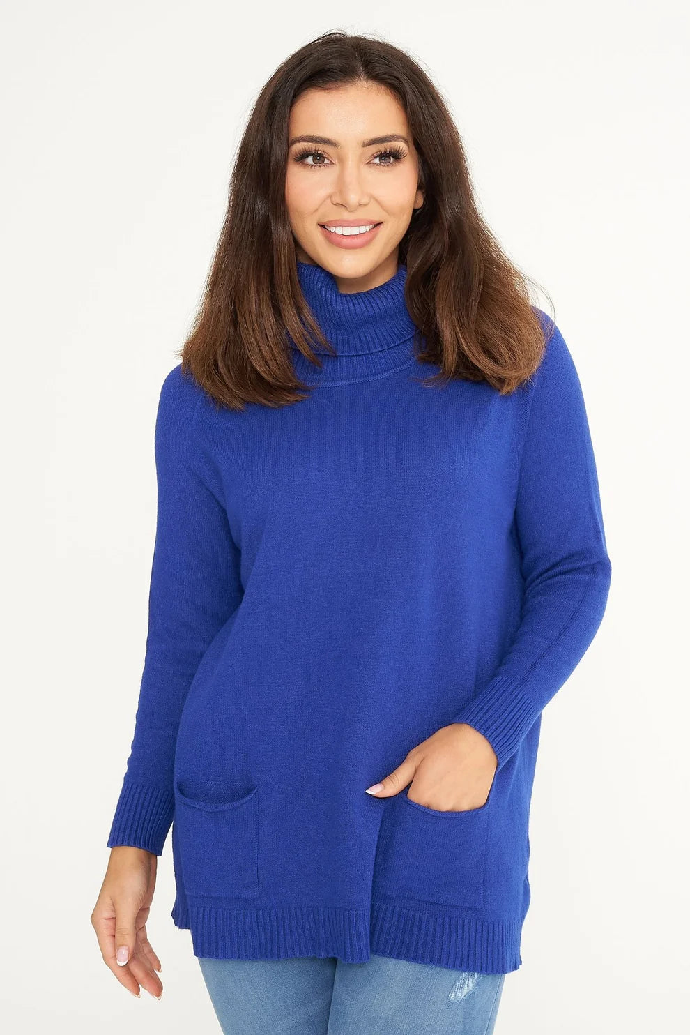 G7 Two Pocket Roll Neck Jumper