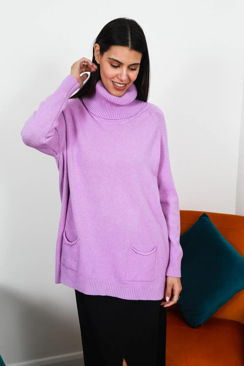 G7 Two Pocket Roll Neck Jumper