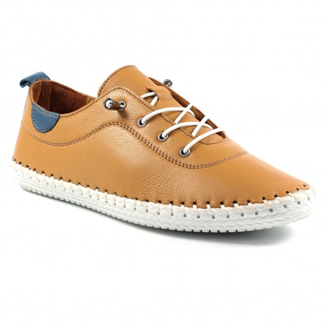 Lunar-Leather St Ives Womens Plimsoll