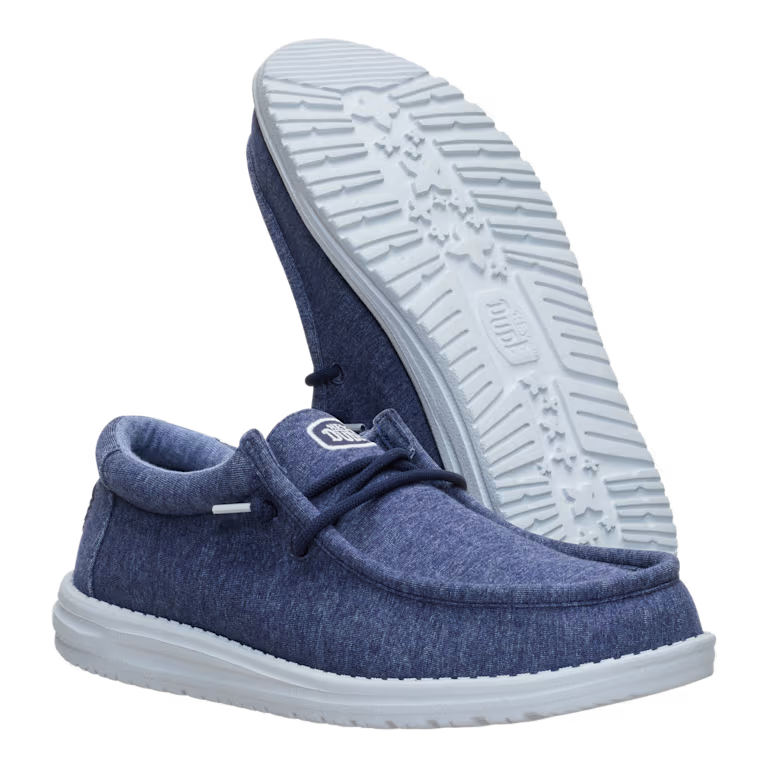 Hey Dude Wally Stretch Jersey | Mens Slip On Shoe