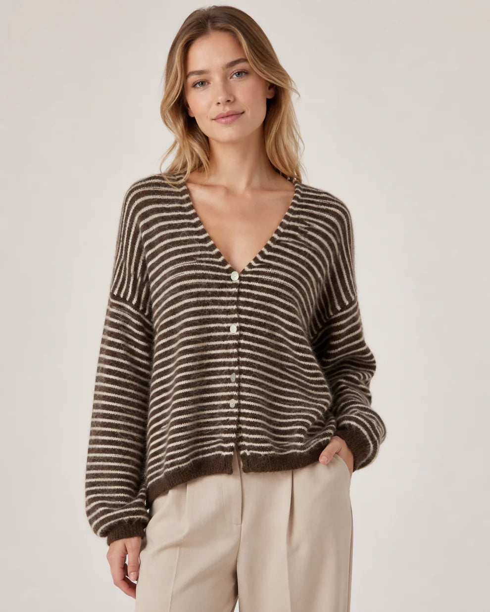 G7 Wool Blend Striped Scarves