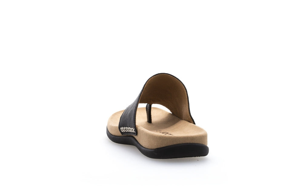 Gabor Lanzarote 03.700 Ladies Toe-post Sandals slip-on ,leather, nubuck, metallic,best fitting Colours Ltd, Colours, Colours Farnham, Colours Shoes