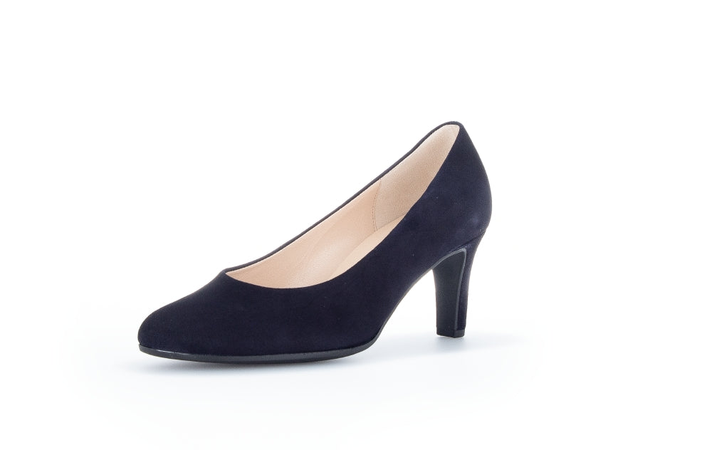 Gabor Edina 21.410 Ladies Court Shoes suede, leather, premium, luxurious Colours Ltd, Colours, Colours Farnham, Colours Shoes