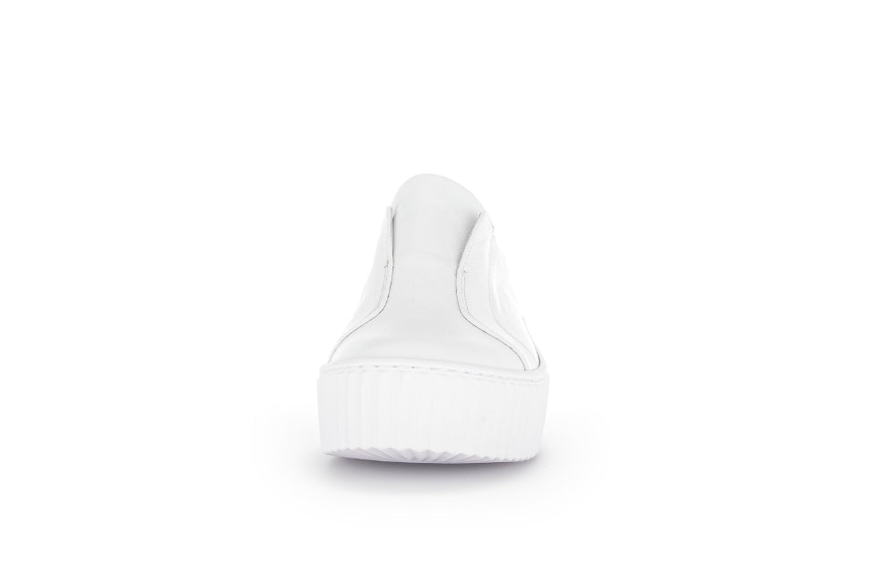 Gabor Debra 23.205.21 Ladies Slip-on Trainers leather, slip on, white Colours Ltd, Colours, Colours Farnham, Colours Shoes