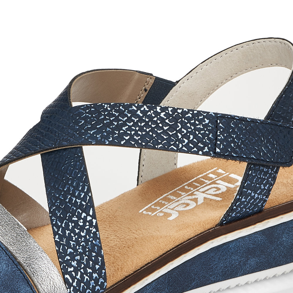 Rieker blue hot sale sandals