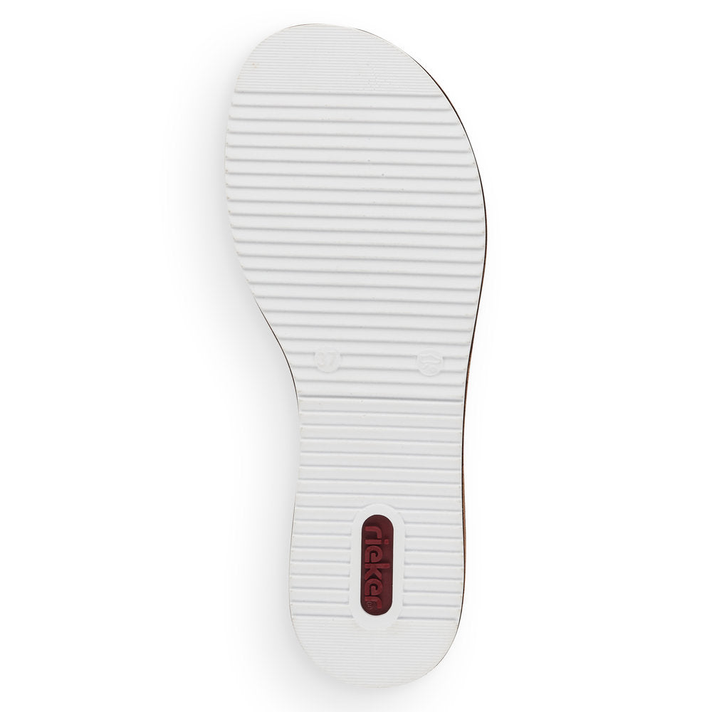 Rieker V3663 Ladies Sandals      Upper Material: Synthetic Material     Width: F     Heel Height: 35.1mm     Lining:     Sole: RIRICON-sole     Removable Insole: No Colours Ltd, Colours, Colours Farnham, Colours Shoes