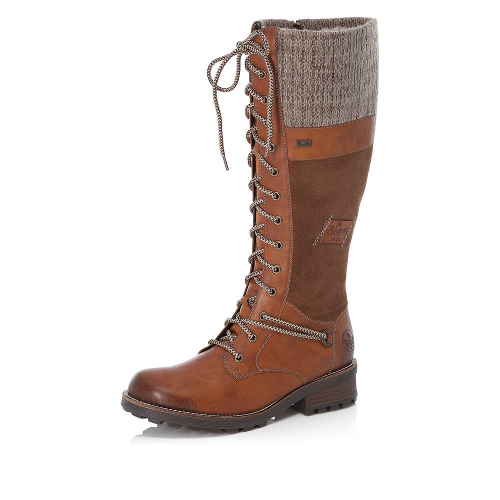 Rieker Z0442-24 Womens Water Resistant Knee High Boots