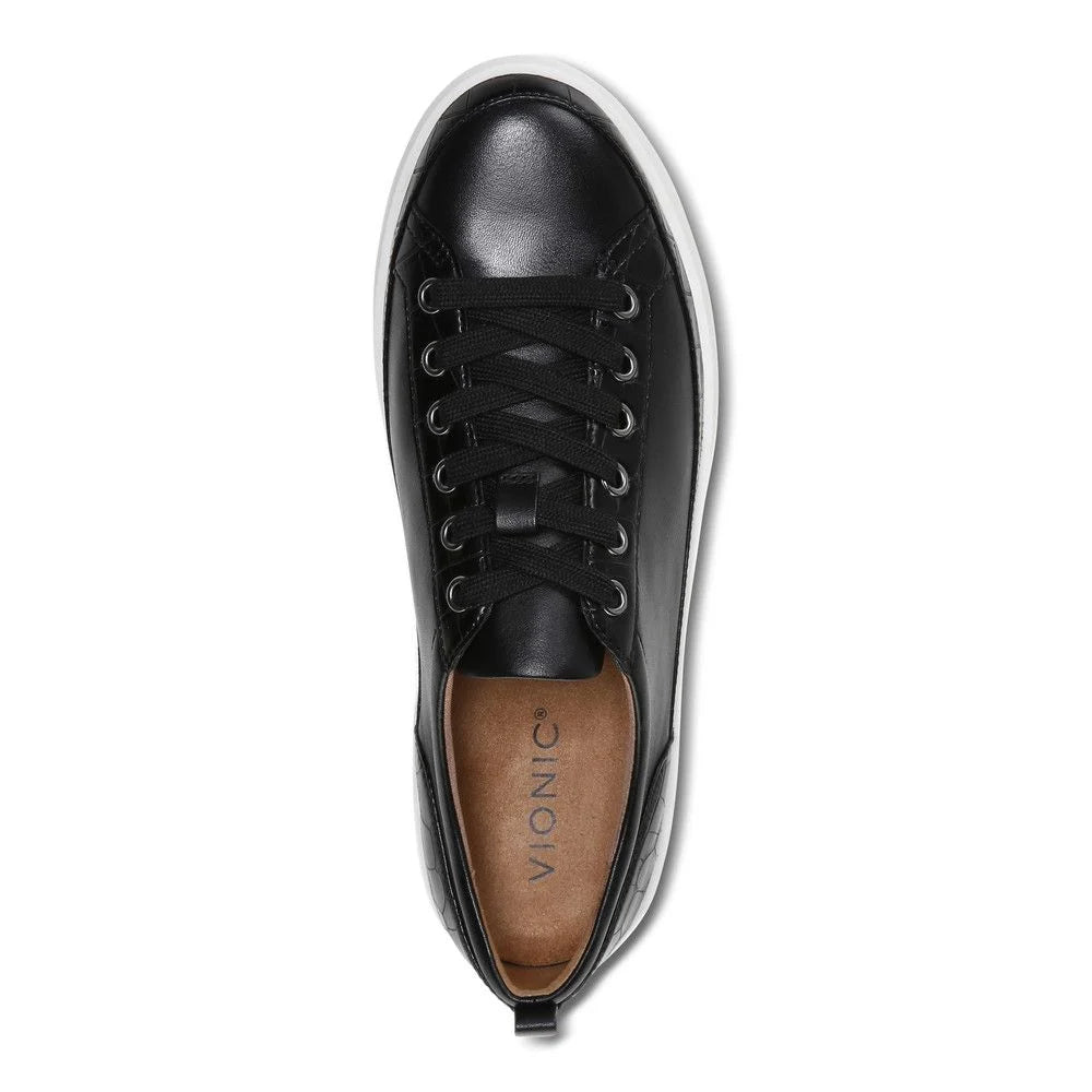 Vionic leather best sale sneakers